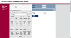 Desktop Screenshot of domains.lowcostit.com.au