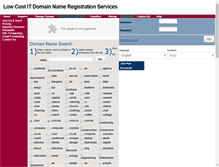 Tablet Screenshot of domains.lowcostit.com.au